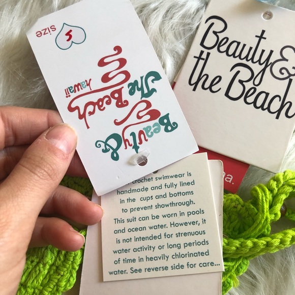 New! Beauty & The Beach • Ombré Crochet Bikini - Picture 5 of 6